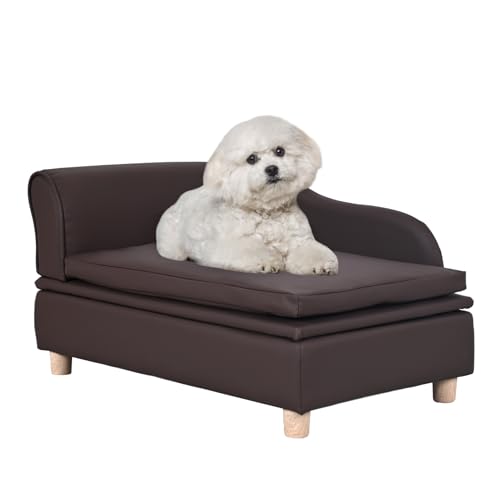 Stylish PU Leather Dog and Cat Sofa