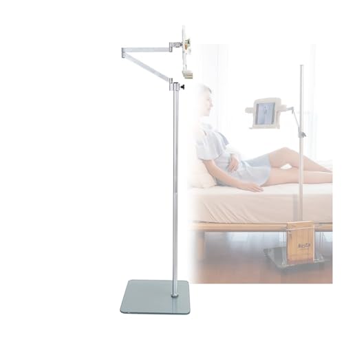 キャスター付きスタンディング読書スタンド、調節可能なページクリップ付きフロアスタンディングブックスタンド、360°回転デスクトップ、子供と大人向け(Style1)