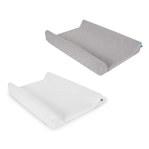 Pack 2 fundas para cambiador 50x70/80cm - BLANCO/GRIS Cover