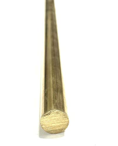 3/8" .375" C360 Brass Solid Round Bar Rod H02 60" Piece
