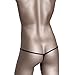 COMLIFE Men's 3-Pack Sexy G-String T-Back Thong Fashion Classic Clashing Color Bikini Underwear L