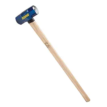 Estwing Sledge Hammer with Lightweight Hickory Wood Handle| Ideal for heavy demolition work, bending metals etc.| Tough Drop Forged Head| Handle Length: 900 mm| Head Weight: 5.5 Kg| ESH-1236W