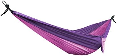 Bliss Hammocks BH-406PP to Go Bag Travel, Rip-Stop Polyester Dual-Color Fabric, Portable Hammock, Supports up to 260-Pounds for Camping, Hiking and Outdoors, Pink Purple