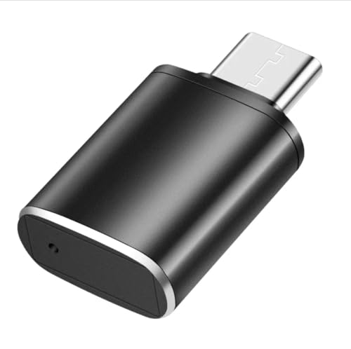 TECHWIBE Type-C Mouse Jiggler – Undetectable Mouse Mover, Plug & Play, No Driver Required, Works While Using Mouse