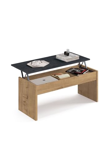 Table basse relevable Oslo chêne gold Muebles Pitarch 100cm - 2