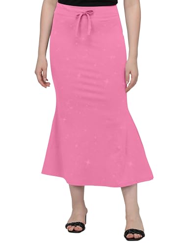 Image of Mehrang Stretchable Shimmer Saree Shapewear Petticoat for Women, Skirts for Women,Shape Wear Dress for Saree