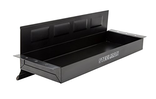 Steelman Non-Marring Magnetic Parts Tray with 7-Pound Hold Capacity, 6 Screwdriver Holders, Steel Construction