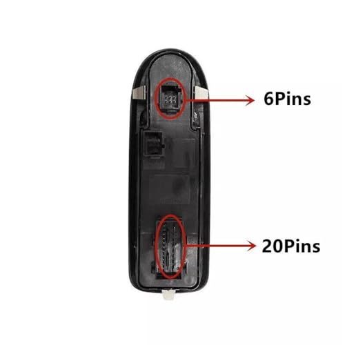 Bouton de commande de lève-vitre électrique Peugeot 208 308 commande vitre