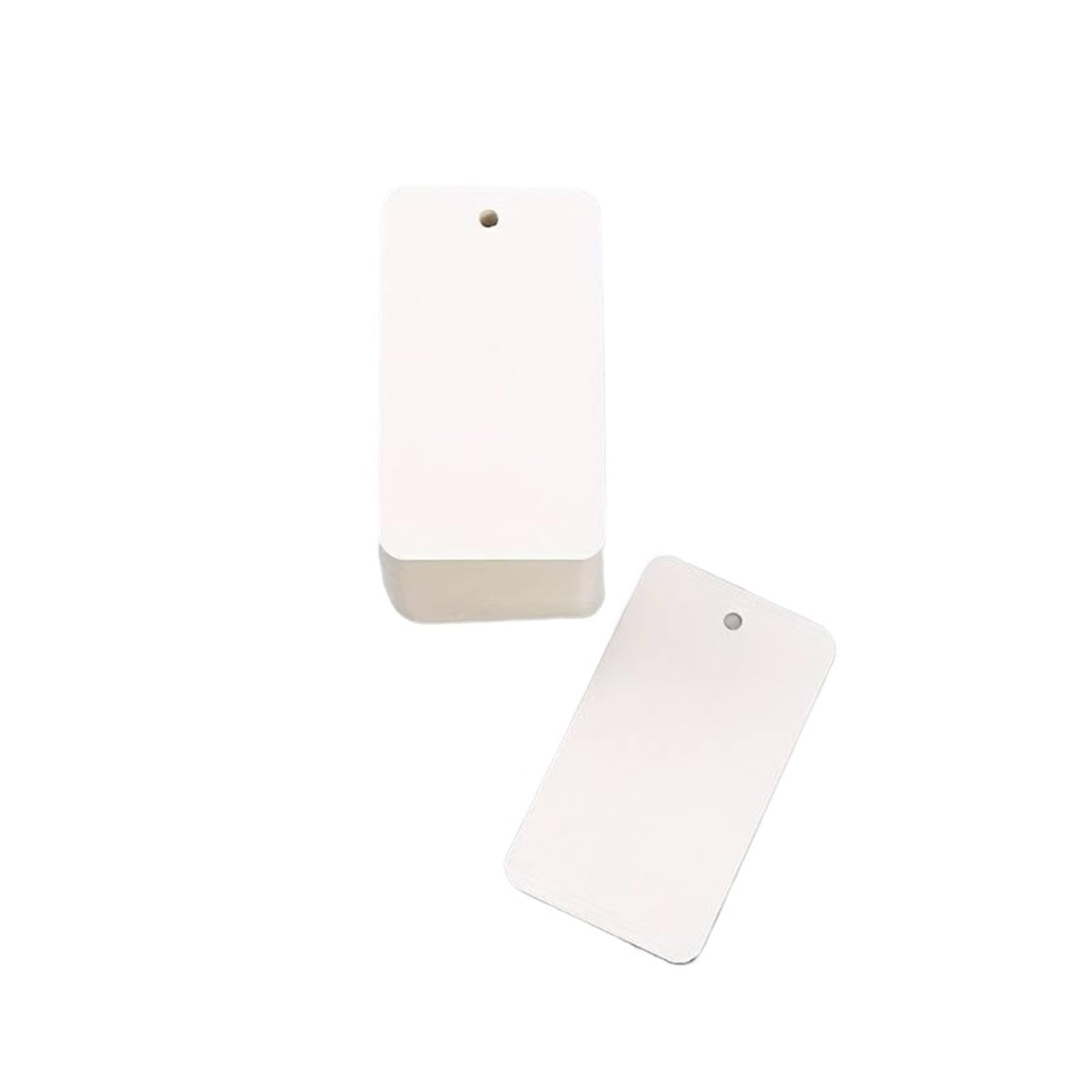 rice Tags with String 200Pcs Paper Tag Kraft White Packaging Label With Rope DIY Wedding Party Gift Decorating Cookie For Cupcake Stand(White)