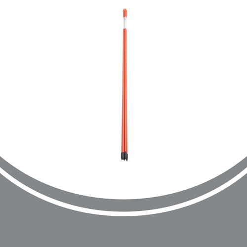 TINVHY 50-Pack 48 Inch Driveway Markers Poles Fiberglass Snow Stakes,1/4 Inch Diameter Orange with 9.8 Reflective Tape by TINVHY - Image 4