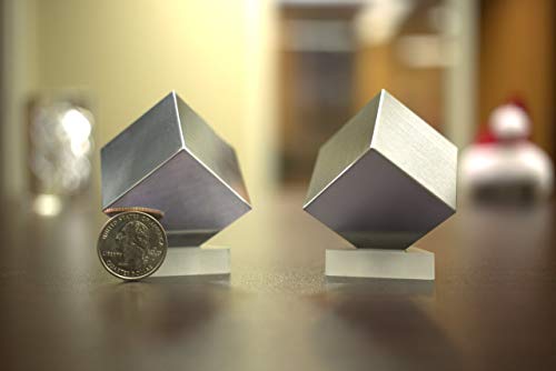 Tungsten & Aluminum Cube Set - 1.5' - One Kilo Tungsten & 150g Aluminum