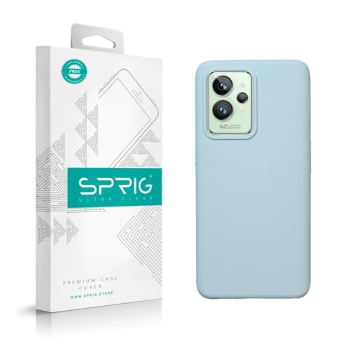 Image of SPRIG Compatible with Realme GT 2 Pro Premium SilkTone Back Cover Drop Tested Shock Proof Mobile Case for Men, Women, Boys and Girls with Camera Protection (Light Blue)