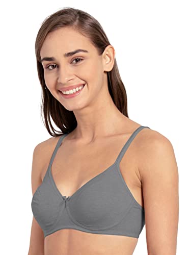Jockey Women's Seamless Non Padded Non Wired Bra (1722_Skin Melange_30b) - Image 3