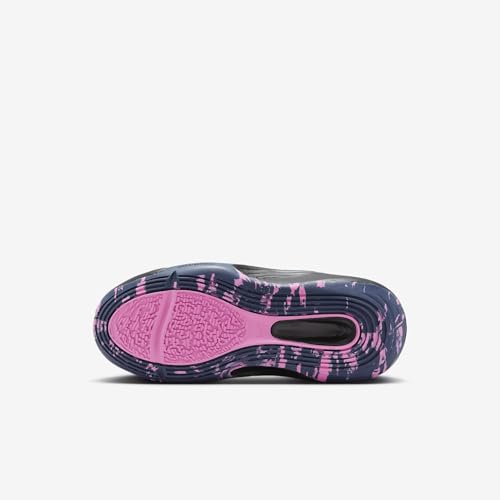 Nike IsoFly Little Kids' Basketball Shoes (FQ7670-003, Black/Midnight Navy/Aluminum/Playful Pink) Size 112