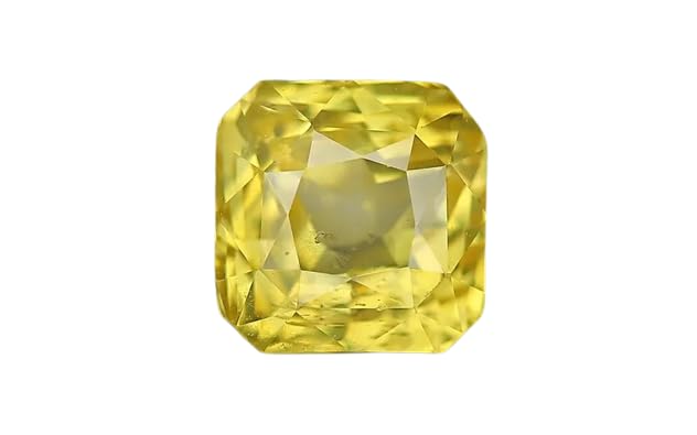 Saphir jaune 9,25 carats non traité : pierre précieuse naturelle certifiée Pukhraj par Shree Jewelrs