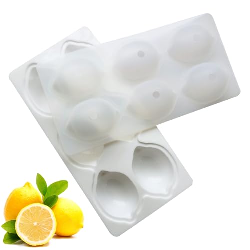 Molde de horno de silicona – Molde de limón para magdalenas y cupcakes dulces – Accesorios de horno antiadherentes para pasteles, magdalenas, galletas