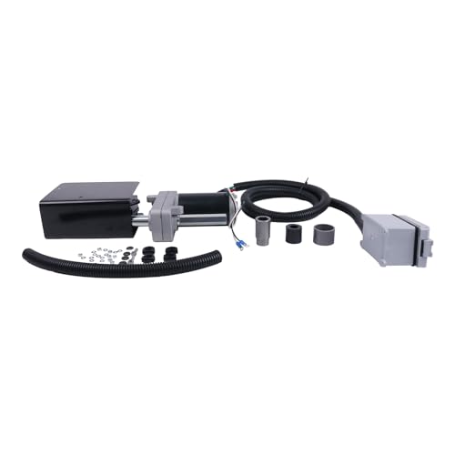 Image of HOLDWELL Electric Powered Trailer Drive Conversion Kit 1824200100 BD1046130-00 BD1824200100 500370 Compatible with Single-Speed Square Jacks - 12V 12000 lbs for RV Trailer Touring car