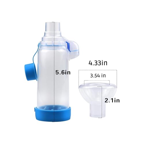 Image of Pet Inhaler Spacer with Face Mask, Breathing Chamber for Pets, Dog Inhaler Spacer with Comfortable Mask. (for Dogs Large & XL)