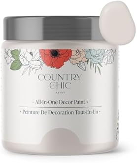 Country Chic All-in-One Chalk Paint for Furniture, Cabinets, Home Decor, Eco-Friendly, Matte Finish, Built-In Primer & Top Coat for Wood, Metal - Darling (Light Purple) - 8 oz (237 ml)