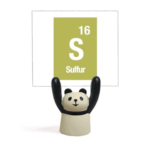 Décoration panda soufre memo holder pour ranger cartes et photos de bureau