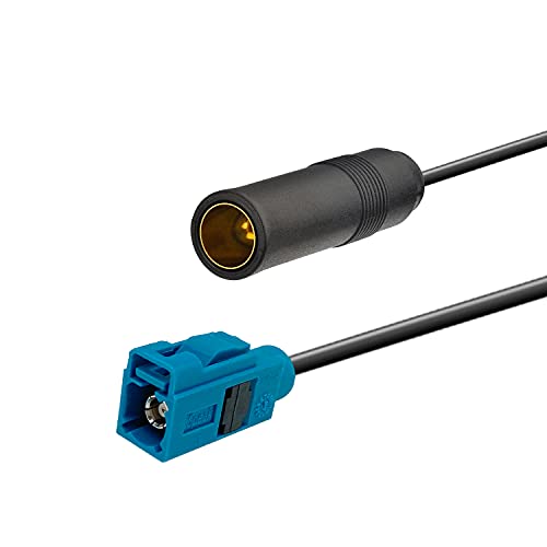 Image of Fakra Z Female to DIN Female Adapter Cable RG174 20CM /7.9IN for Car Radio Car Stereo FM AM Head Unit CD Media Player Receiver