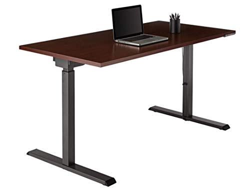 Image of Realspace Magellan Performance Electric 60 inch W Height-Adjustable Standing Desk, Cherry