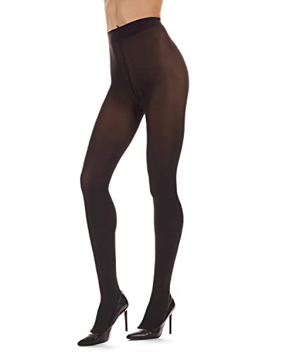 Women's Lace Me Up Backseam 60 Denier Opaque Tight3