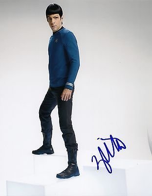 Zachary Quinto signed Star Trek Into Darkness 8x10 photo w/coa #3 Spock