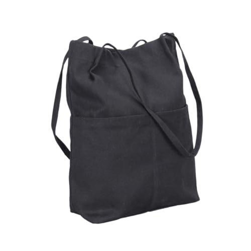 SOIMISS bolsa de lona handbag cabestrillo hombro mujer saco de lona Black