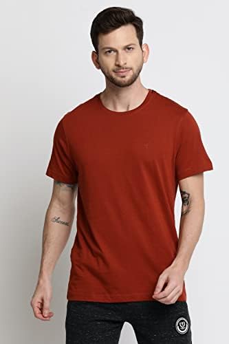 Image of Van Heusen Men Athleisure Smart Tech T-Shirt - Easy Stain Release, Anti Stat, Ultra Soft