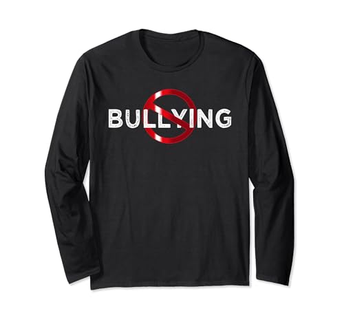 Camiseta Stop Bullying Anti-Bullying Rally Protest Manga Larga