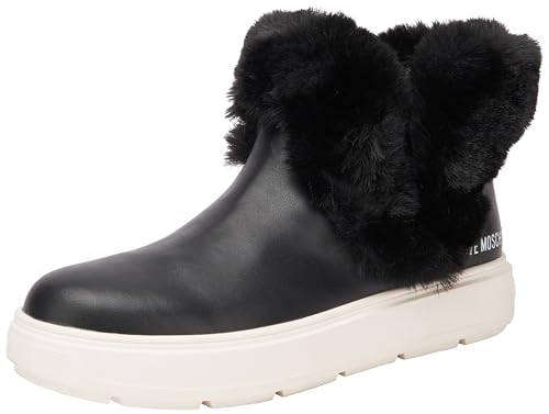 Love Moschino Ja15684g0hia300a, Zapatillas Mujer, Negro, 38 EU