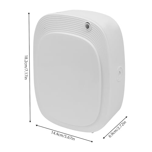 Difusor aromático eléctrico portátil 150ml 5W/8W negro miniatura 7