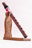 Flöte Quena Moradillo Native Instrument Komplettset Einzigartige Holz Native Flöte Quena mit Premium Dekorative Handgefertigte Holzständer Instrument gestimmt in G Einzigartiges Andeneinzigartiges Set