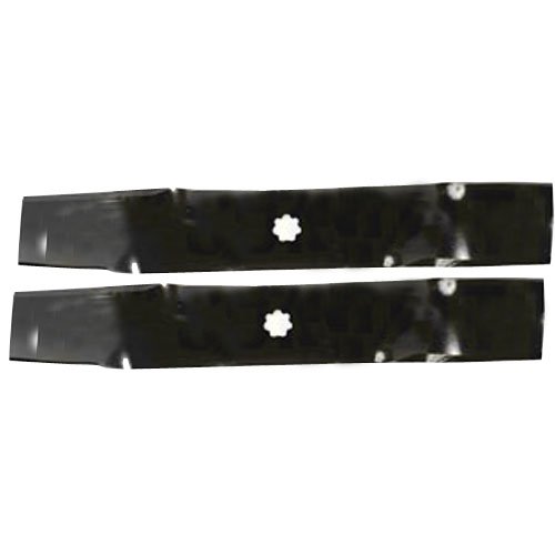 (2 unidades) lowes Aftermarket Premium Repuestos XHT 17" X 2 – 1/2" 7 Lóbulo de mulching Lawn Mower Deck Blade | 228461