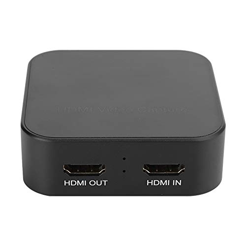 fasient Captura de Video HDMI HD 1080P Real 60 Cuadros Tipo-c3.0 Caja de Captura de Video de dígitos Cámara Transmisión en Vivo USB3.0 para PS4 Pro para Xbox One para Wii U para NS