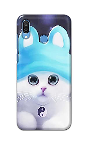 Image of Chinese Cutie Kitten Cat Big Eyes Lovely Girl Ears Hard Back Case Cover for Honor Play, COR-AL10, COR-L29, COR-L09 Back Cover -(J5) VNS2221