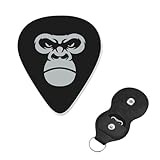 ギターピック 6枚セット ゴリラ フェイス guitar pick ギターぴっく フィンガーピック 指サムピックセット プレクトラム エレキギターピック き練習用 携帯便利 ティアドロップ型 フィンガー保護 耐久性 初心者 音楽愛好家