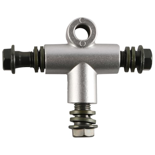 VOANZO Adattatore Tipo T per Tubo Freno Idraulico per Tubo Freno Idraulico per Motocicletta, 10 mm, per ATV, Fuoristrada, Auto da Spiaggia, 1 pz.