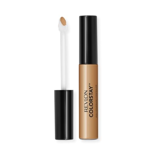 Revlon ColorStay Concealer, Longwearing Full Coverage Color Correcting Makeup, 060 Deep, 0.21 oz