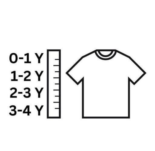 Image of Kids Cotton Printed Top with Solid Bottom Set Comfortable Casual Dress for Baby Boys and Girls
