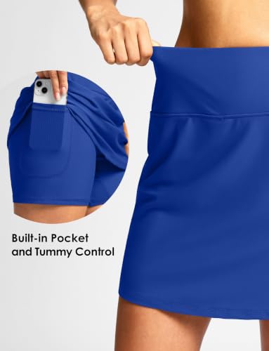 Image of Viodia Women's 18 inch /20 inch Long Swim Skirt High Waisted Modest Swimsuits Skirt Bathing Suit Tummy Control Swim Bottoms