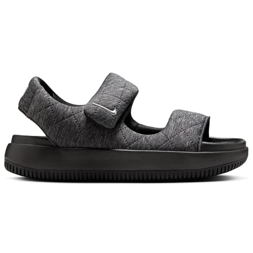 Nike Calm SE Women's Sandals (HJ9000-002, Black/Black/Metallic Silver)