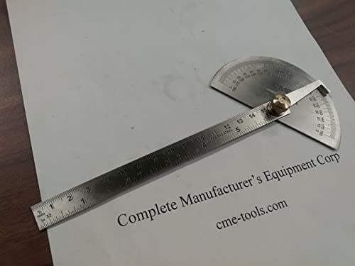 Transportador de ángulo de latón 0-180° miniatura 3