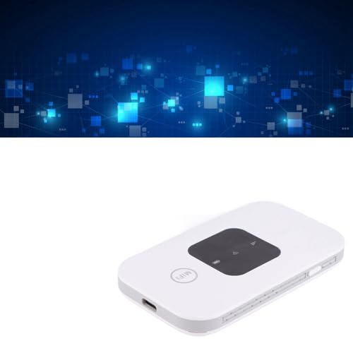 Image of 4G Mobile WiFi Router, High Speed Portable WiFi Hotspot Router with 2100mAh Battery and SIM Card Slot, Network Hotspot for Phone Laptop Desktop Tablet Travel Camping Outdoor