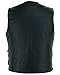 Gaudi-Leathers Chaleco de Cuero para Hombre Moto o Motocicleta Biker Moto S