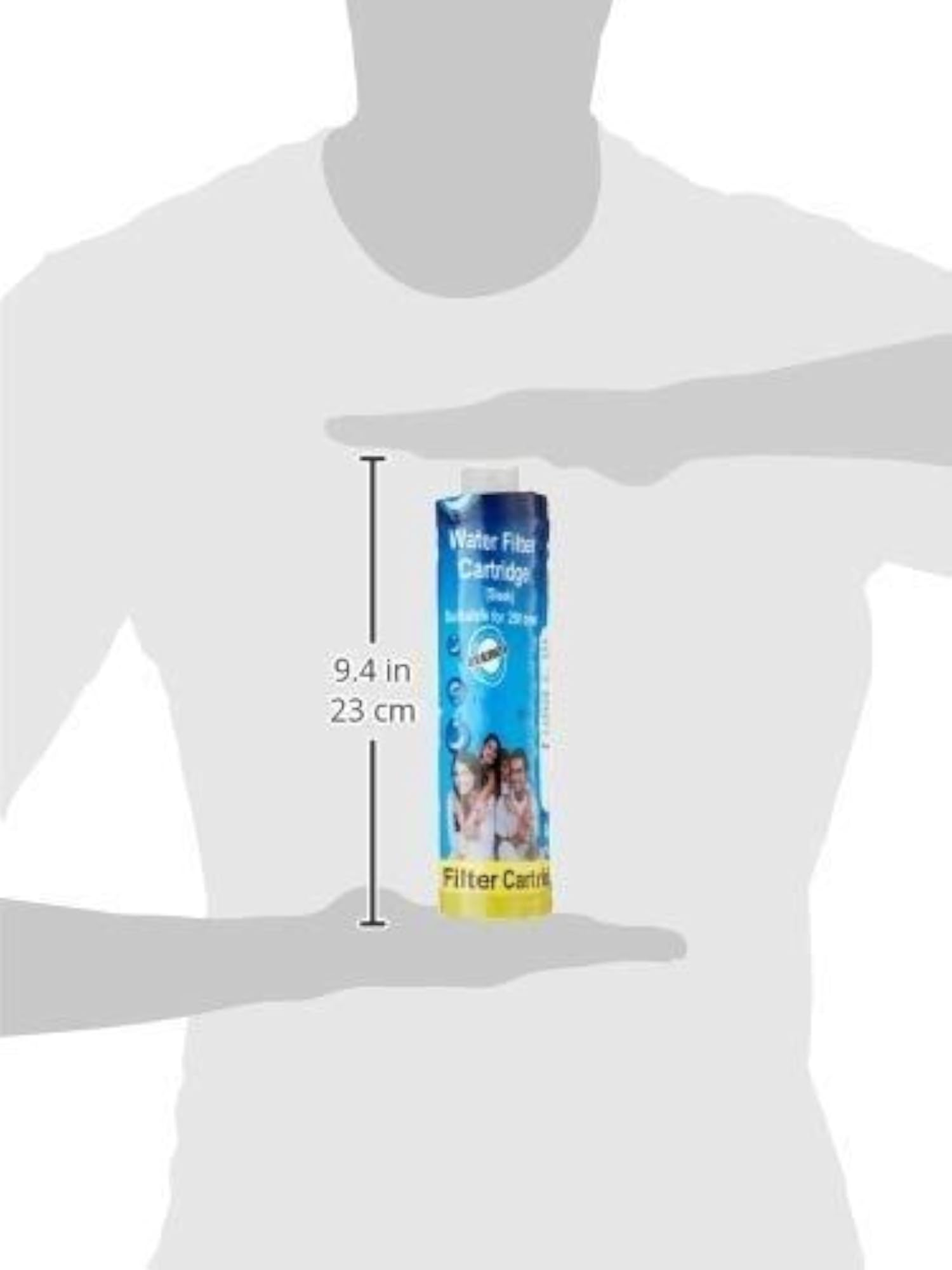 9-Inch Threaded Water Filter Cartridge, Pack of 2