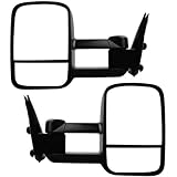 Tow Mirrors for 1999-2006 Chevy Silverado GMC Sierra Truck Towing Mirrors Manual Telescoping Side Mirrors Pair Set