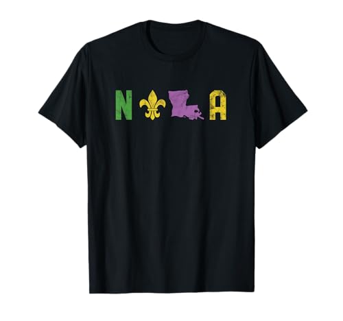 Cadeau pour la fête du Mardi Gras Nola Nouvelle-Orléans T-Shirt