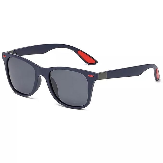 M I K UV 400 and Polarized Square Sunglasses Shades for Men & Women (Black)-image-15